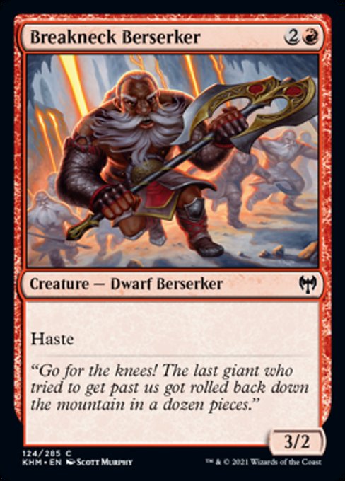 Breakneck Berserker (Kaldheim) Near Mint Foil