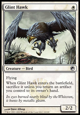 Glint Hawk (Scars of Mirrodin) Near Mint