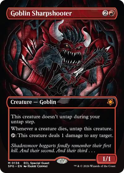 Goblin Sharpshooter (Borderless) (Special Guests) Near Mint Foil
