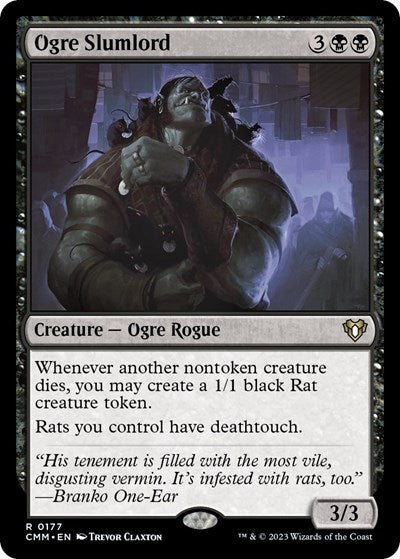 Ogre Slumlord (Commander Masters) Near Mint Foil