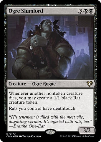 Ogre Slumlord (Commander Masters) Near Mint Foil