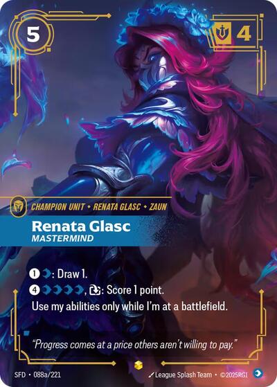 Renata Glasc Mastermind (Alternate Art) (Spiritforged) Near Mint Foil