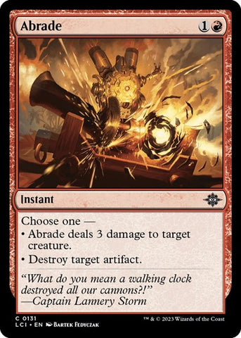 Abrade (The Lost Caverns of Ixalan) Near Mint