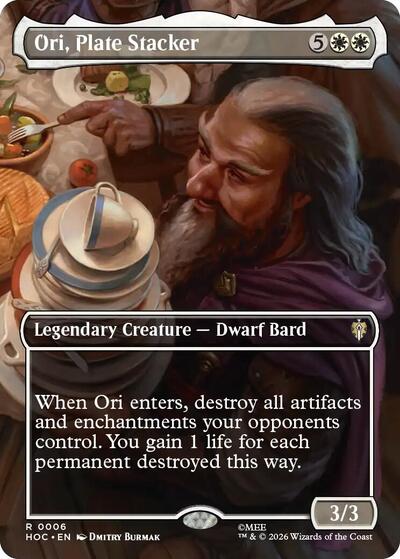 Ori, Plate Stacker (Borderless) (The Hobbit: Eternal-Legal) Near Mint Foil