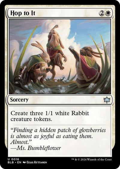 Hop to It (Bloomburrow) Near Mint Foil