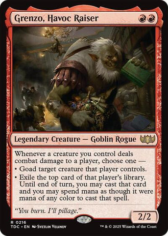 Grenzo, Havoc Raiser (Commander: Tarkir: Dragonstorm) Near Mint