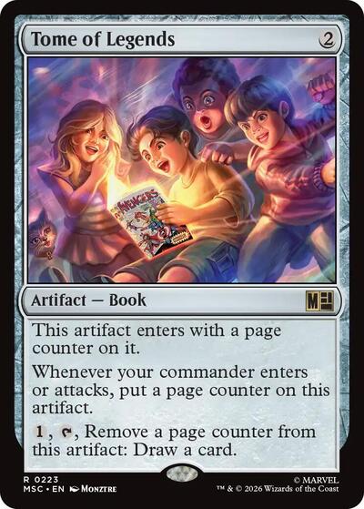 Tome of Legends (Commander: Marvel Super Heroes) Near Mint