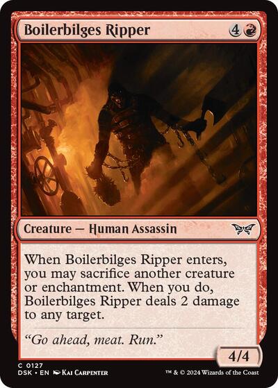 Boilerbilges Ripper (Duskmourn: House of Horror) Near Mint Foil