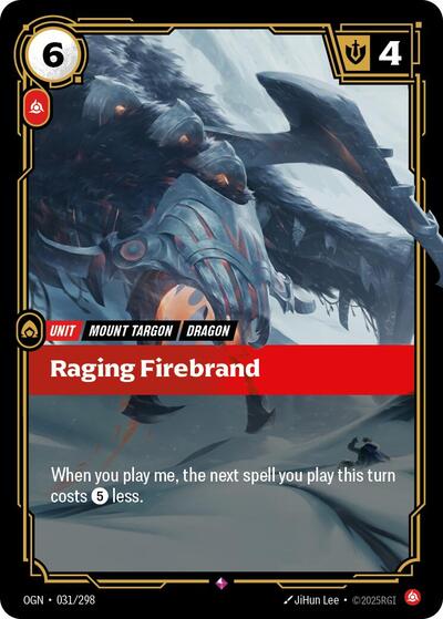 Raging Firebrand (Origins) Near Mint Foil