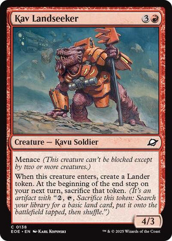 Kav Landseeker (Edge of Eternities) Near Mint