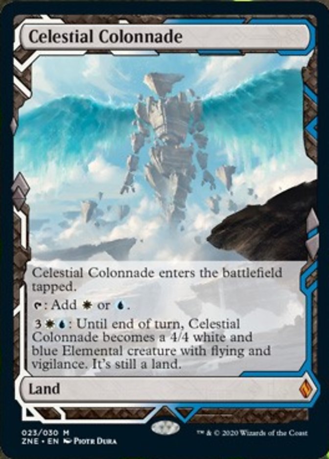 Celestial Colonnade (Zendikar Rising Expeditions) Light Play