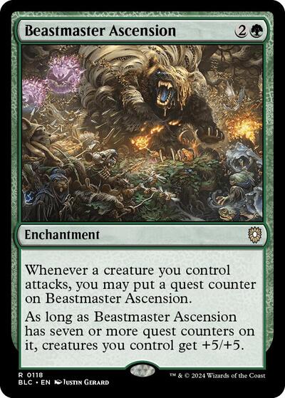 Beastmaster Ascension (Commander: Bloomburrow) Near Mint