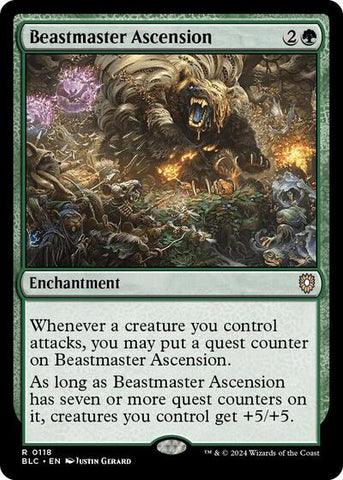 Beastmaster Ascension (Commander: Bloomburrow) Near Mint