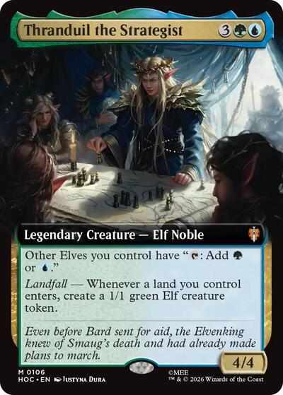 Thranduil the Strategist (Extended Art) (The Hobbit: Eternal-Legal) Near Mint Foil