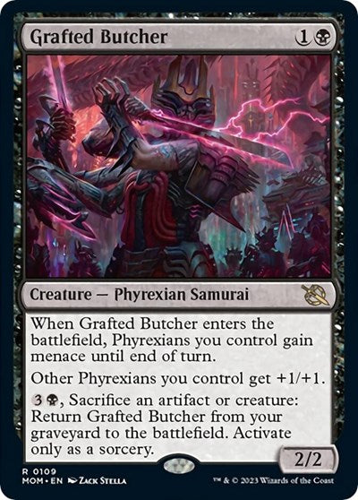 Grafted Butcher (March of the Machine) Light Play Foil