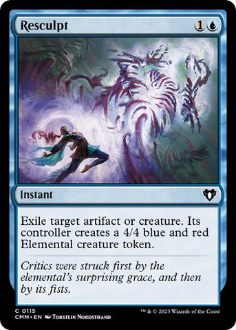 Resculpt (Commander Masters) Near Mint Foil