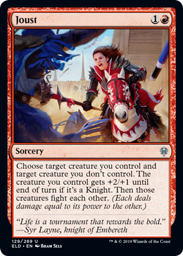 Joust (Throne of Eldraine) Near Mint Foil
