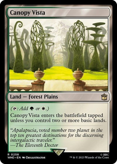 Canopy Vista (Universes Beyond: Doctor Who) Near Mint