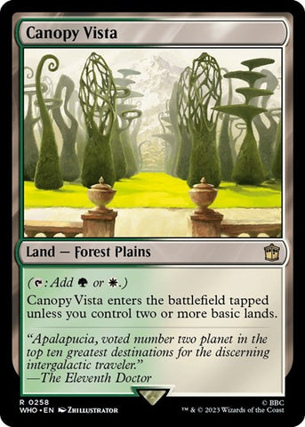 Canopy Vista (Universes Beyond: Doctor Who) Near Mint