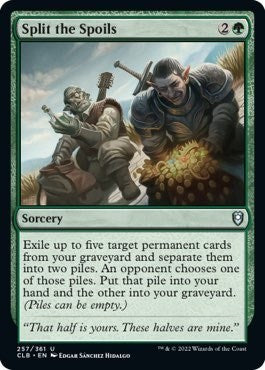 Split the Spoils (Commander Legends: Battle for Baldur's Gate) Near Mint Foil