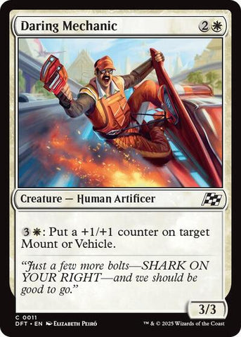 Daring Mechanic (Aetherdrift) Near Mint Foil