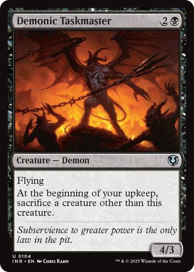 Demonic Taskmaster (Innistrad Remastered) Near Mint Foil