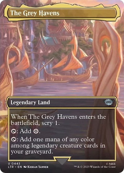 The Grey Havens (Borderless) (Universes Beyond: The Lord of the Rings: Tales of Middle-earth) Near Mint