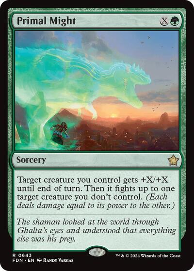Primal Might (Foundations) Near Mint