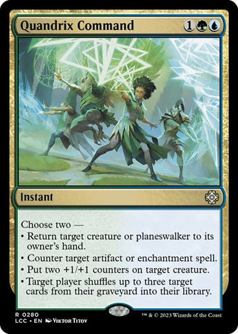 Quandrix Command (Commander: The Lost Caverns of Ixalan) Near Mint