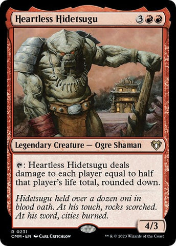 Heartless Hidetsugu (Commander Masters) Near Mint Foil