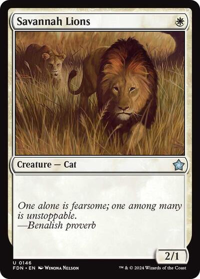 Savannah Lions (Foundations) Near Mint Foil