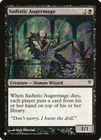 Sadistic Augermage (The List) Near Mint