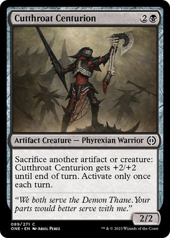 Cutthroat Centurion (Phyrexia: All Will Be One) Near Mint Foil