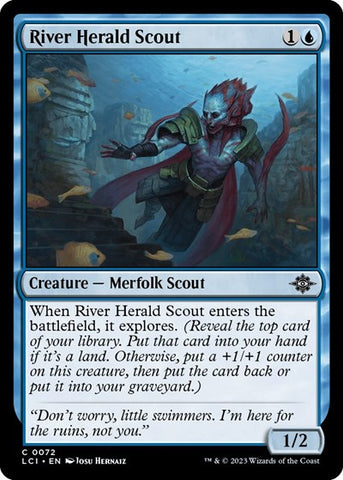 River Herald Scout (The Lost Caverns of Ixalan) Near Mint Foil