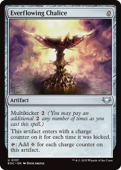 Everflowing Chalice (Commander: Edge of Eternities) Near Mint
