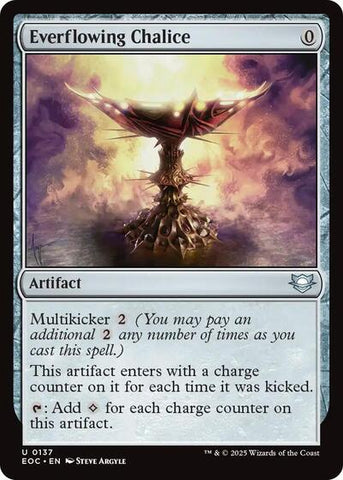 Everflowing Chalice (Commander: Edge of Eternities) Near Mint