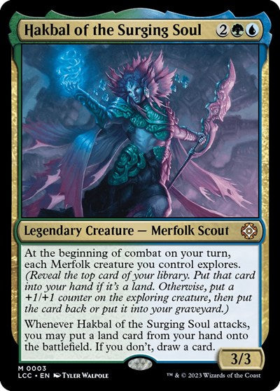 Hakbal of the Surging Soul (Commander: The Lost Caverns of Ixalan) Near Mint Foil