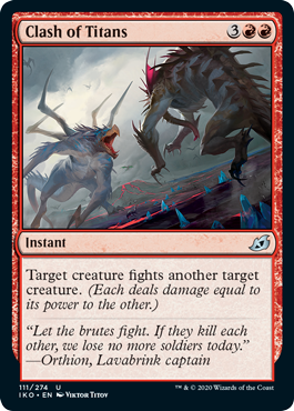 Clash of Titans (Ikoria: Lair of Behemoths) Near Mint Foil