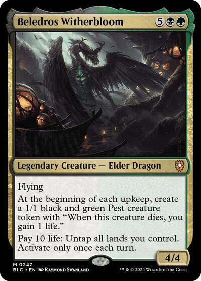 Beledros Witherbloom (Commander: Bloomburrow) Near Mint