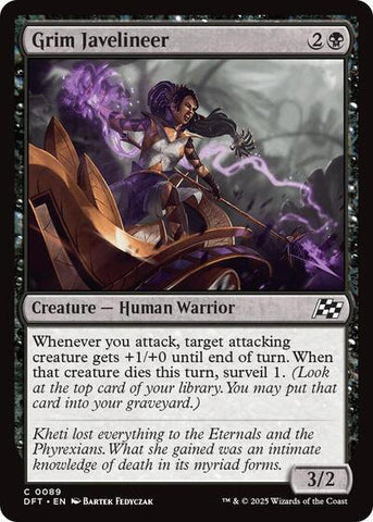Grim Javelineer (Aetherdrift) Near Mint
