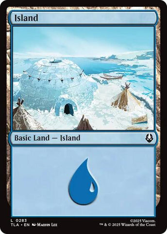 Island (0283) (Avatar: The Last Airbender) Near Mint Foil