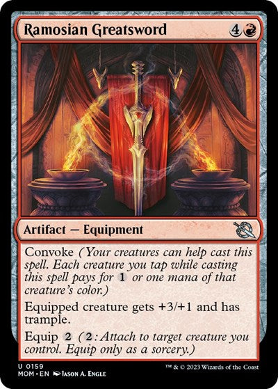 Ramosian Greatsword (March of the Machine) Near Mint Foil