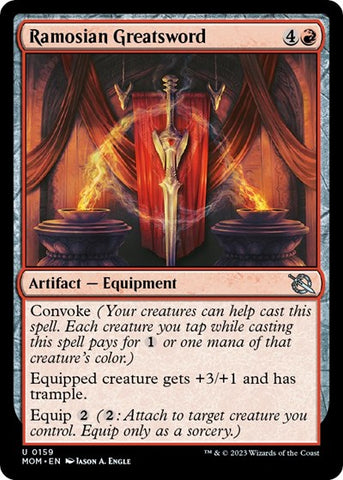 Ramosian Greatsword (March of the Machine) Near Mint Foil
