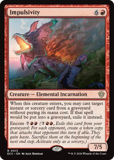 Impulsivity (Commander: Lorwyn Eclipsed) Near Mint