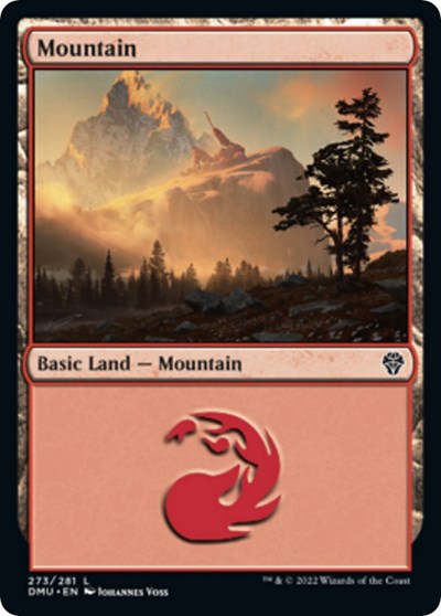 Mountain (273) (Dominaria United) Near Mint Foil