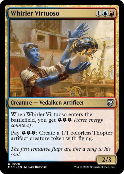 Whirler Virtuoso (Commander: Modern Horizons 3) Near Mint