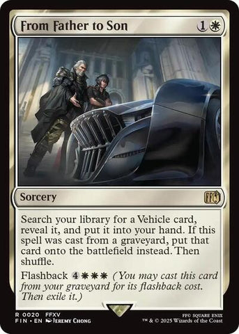 From Father to Son (Universes Beyond: FINAL FANTASY) Near Mint Foil