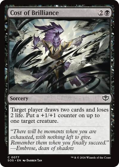 Cost of Brilliance (Secrets of Strixhaven) Near Mint Foil