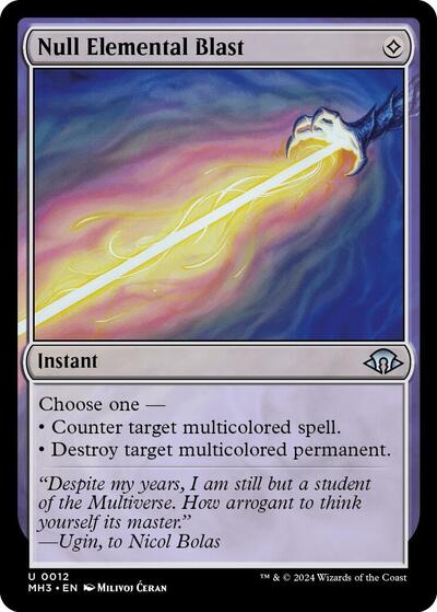 Null Elemental Blast (Modern Horizons 3) Near Mint Foil