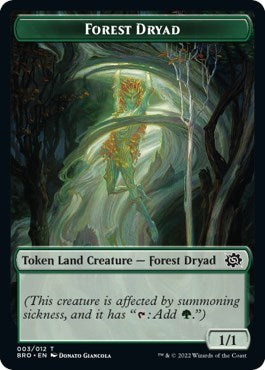 Forest Dryad Token (The Brothers' War) Near Mint